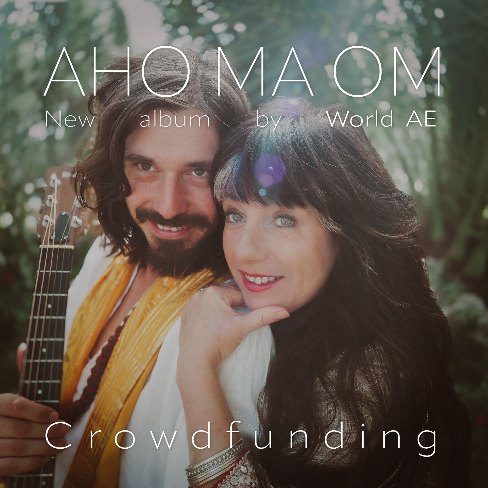 Aho Ma Om, New Album, Nouvel Album, Cagnotte, Leetchi, Crowdfunding, Mitakuye Oyasin, Shiva, Durga, Mantra, Kirtan, Chants médecine, Montpellier, World AE, Universal heart dance, Méditation, Bhakti, Yoga, Musique, Audrey, Emanuele, Festival